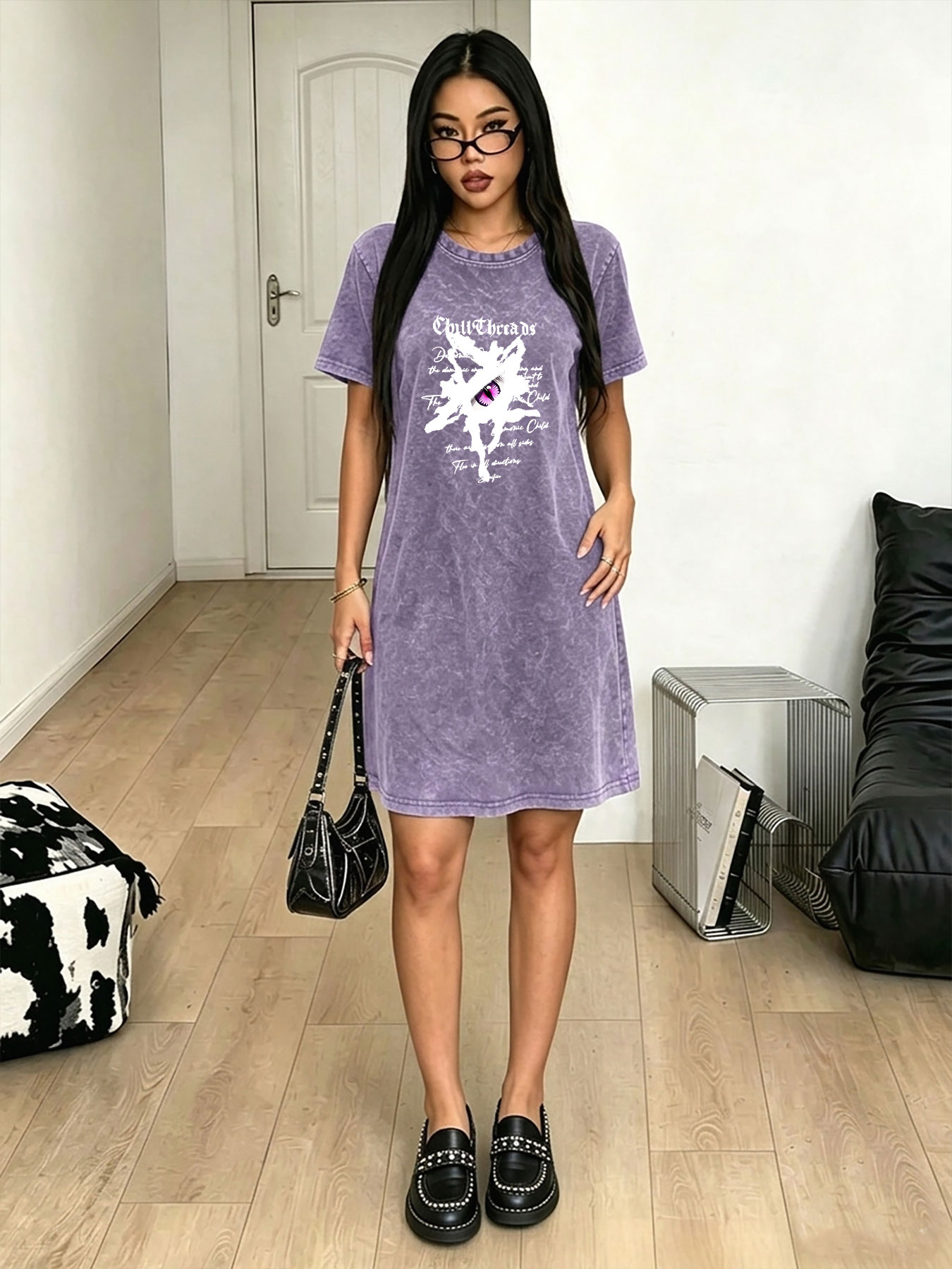 Women's Washed Vintage T-Shirt - đánh giá và giá Streetwear Brand With Eye