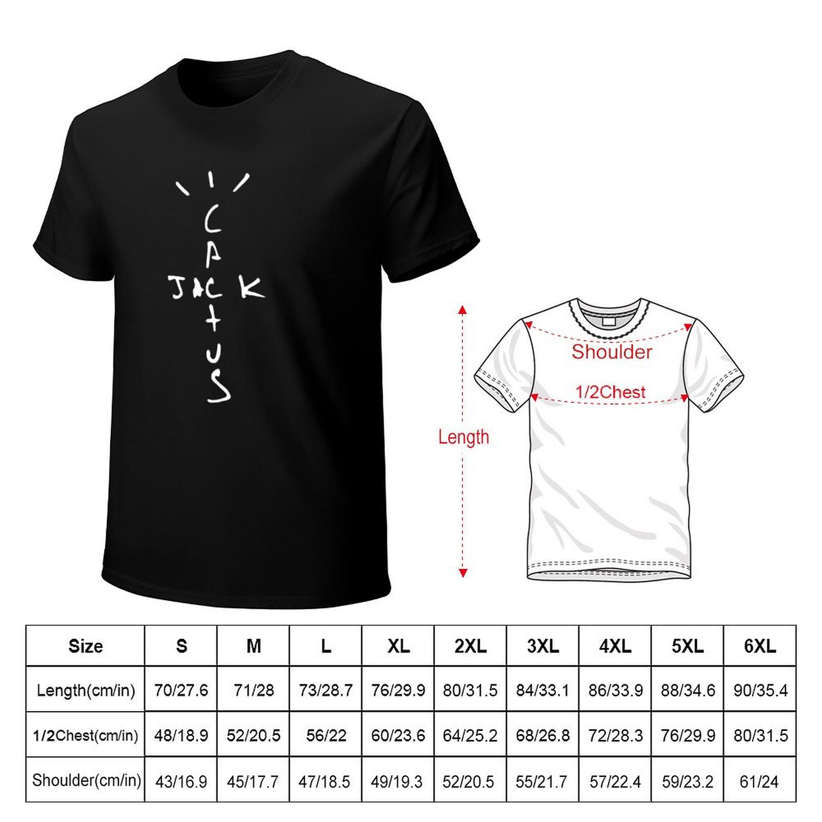 best logos jack cactus T-Shirt - đánh giá và giá Cactus Jack Tee